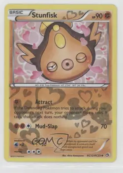 Stunfisk Pokemon Black & White Legendary Treasures Radiant Collection #RC12 e9b - Image 1