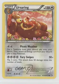 Ursaring Pokemon Black & White Legendary Treasures Radiant Collection #RC16 e9b - Image 1