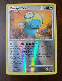 VLP! Dunsparce 73/127 Reverse Holo Platinum Base Set Pokemon Card 2009 - Image 1