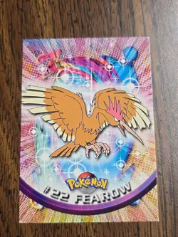 #22 Fearow - Pokemon Topps Card - Green Logo - Image 1