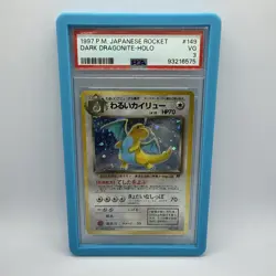 PSA 3 Dark Dragonite Holo 149 Pokemon TCG Japanese Team Rocket - Image 1