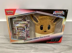 Pokemon Prismatic Evolutions Accessory Pouch Special Collection - Factory Sealed - Image 1