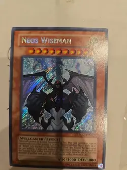 Yugioh Neos Wiseman CSOC-EN097 Unlimited SECRET Rare NM - Image 1