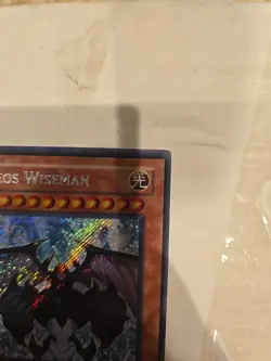 Yugioh Neos Wiseman CSOC-EN097 Unlimited SECRET Rare NM - Image 3
