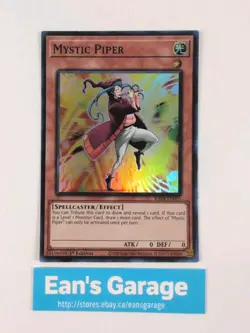 YuGiOh Mystic Piper 1st Edition RA04-EN005 Super Rare - MN - Image 1