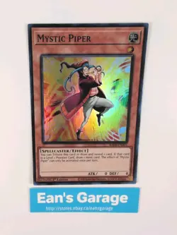 YuGiOh Mystic Piper 1st Edition RA04-EN005 Super Rare - MN - Image 2