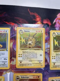 Dragonite/ Raichu/Lapras And More 7 Card Bundle Holo Vintage Fossil Pokemon 1999 - Image 4