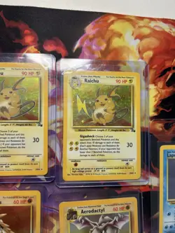 Dragonite/ Raichu/Lapras And More 7 Card Bundle Holo Vintage Fossil Pokemon 1999 - Image 5