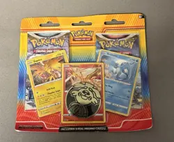 Pokemon TCG Zapdos Moltres Articuno Promo Blister 2-Pack with 3 Foil Cards - Image 1