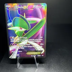 FULL ART Secret Rare Gallade EX 99/108 Roaring Skies Pokemon Card - Image 1