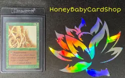 MTG Limited Edition Alpha 1993 Wall of Brambles NM-/LP+ Card LEA OldSchool 93/94 - Image 1