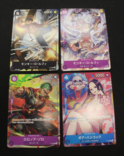 ONE PIECE Card Game Monkey D. Luffy Roronoa Zoro Boa Hancock Promo set Japanese - Image 2