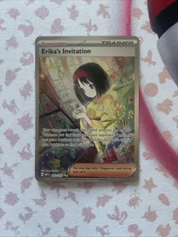 Pokemon TCG Erika's Invitation Special Illustration Rare Scarlet Violet 151 Card - Image 1