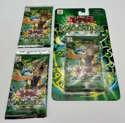 🔥YUGIOH! MAGIC RULER BOOSTER PACK - 1ST PRINT 2002 - SEALED 3 PACKS ONE ON CARD - Image 2