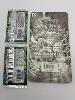 🔥YUGIOH! MAGIC RULER BOOSTER PACK - 1ST PRINT 2002 - SEALED 3 PACKS ONE ON CARD - Image 3