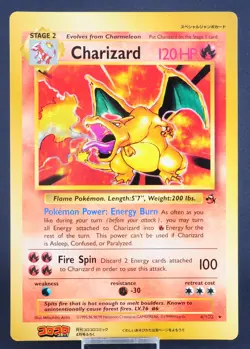 Charizard 4/102 Captain Pikachu CoroCoro Comics Pokemon Center Jumbo Card Promo - Image 3