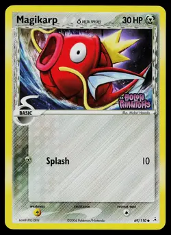 Pokemon Card - Magikarp Holon Phantoms 69/110 Reverse Holo Stamped - Image 1