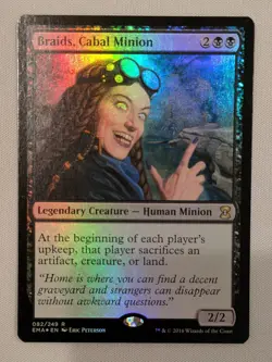 Braids, Cabal Minion x1 - Foil - NM Unplayed - Eternal Masters #82 - Image 1