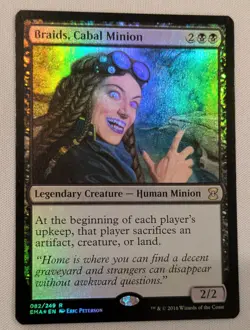 Braids, Cabal Minion x1 - Foil - NM Unplayed - Eternal Masters #82 - Image 2