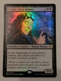 Braids, Cabal Minion x1 - Foil - NM Unplayed - Eternal Masters #82 - Image 3