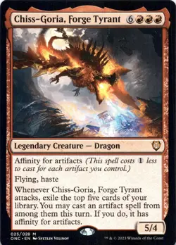 Chiss-Goria, Forge Tyrant Commander: Phyrexia: All Will Be One - Magic MTG NM - Image 1
