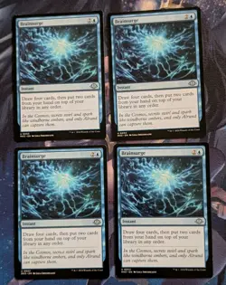 MTG 4 x Modern horizons 3 Uncommon BRAINSURGE NM - Image 1