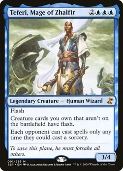 Teferi, Mage of Zhalfir TSR NM MTG - Image 1