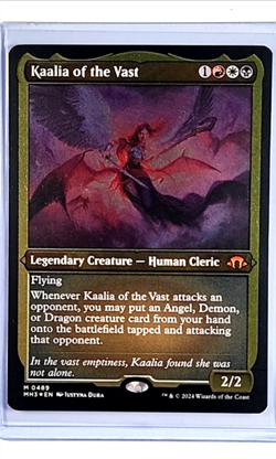 MTG Magic the Gathering MH3 Modern Horizons 3 Foil Etched 489 Kaalia of the Vast - Image 1
