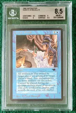 Hurkyl's Recall - Antiquities - MTG - BGS 8.5. Quad ++ - Image 1