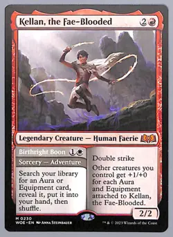 Kellan, the Fae-Blooded - 230 - Wilds of Eldraine (WOE) MTG - Image 1