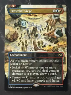 Frostcliff Siege #0385 R [Tarkir: Dragonstorm] [Borderless] NF LP/NM - Image 1