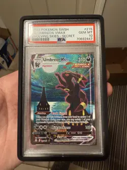 2021 Pokemon Umbreon VMAX Evolving Skies Secret #215 PSA 10 Gem MT - Image 1