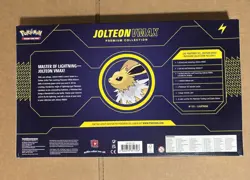 Pokemon Eeveelution Jolteon Vmax Premium Collection Box - DENT Back- New Sealed - Image 4
