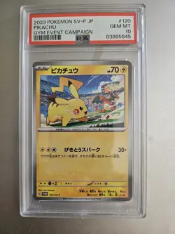 PSA 10 Pikachu 120/SV-P Gym Event Campaign Promo Japanese Pokemon 2023 mint 👌 - Image 1