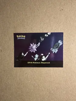 Pokemon 1999 Topps TV Animation Edition - EP16 Pokemon Shipwreck - Regular - NM - Image 5