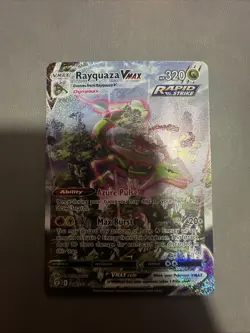 Pokemon Rayquaza VMAX Rapid Strike 218/203 Pokemon TCG - Image 1