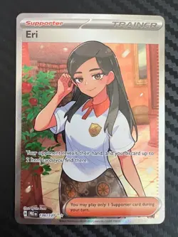 Pokemon TCG S&V Prismatic Evolutions Eri 136/131 Ultra Rare Full Art NM - Image 1