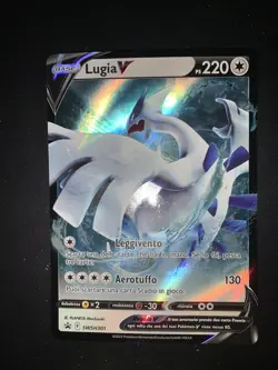 SWSH301 Lugia V Promo Spada E Scudo Pokemon Carta Ita Italiano - Image 1