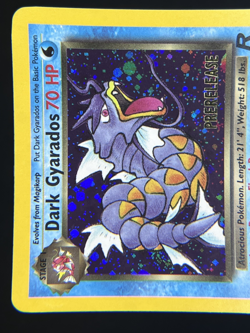 1999 Pokemon TCG #8/82 Dark Gyarados HOLO Team Rocket Unlimited Prerelease Promo - Image 4