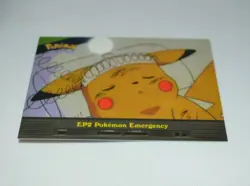 1999 TOPPS POKEMON TV ANIMATION EDITION EP2 POKEMON EMERGENCY - Image 1