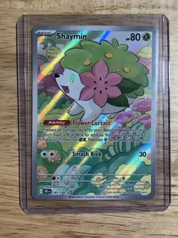 Shaymin 185/182 Sv10: Destined Rivals Illustration Rare Holo - Pokemon TCG 2025 - Image 1