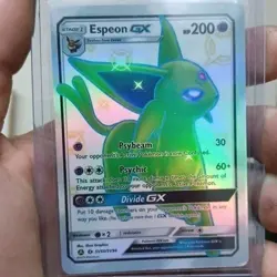 Espeon GX SV60/SV94 Pokemon TCG Hidden Fates: Shiny Vault Holo NM+ FAN ART - Image 1