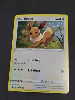 Pokemon TCG Eevee SWSH Black Star Promos SWSH095 Holo Promo - Image 1