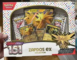 Pokemon 151 Zapdos EX Collection Factory Sealed - Image 1