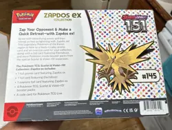 Pokemon 151 Zapdos EX Collection Factory Sealed - Image 2