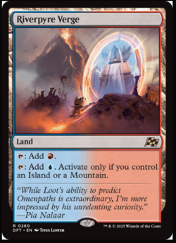 X4 MTG Riverpyre Verge Magic: The Gathering Aetherdrift Rare #0260 - Image 1