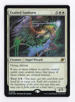Exalted Sunborn (Foil) 0015 (M) MTG Edge of Eternities (EOE) - Image 1