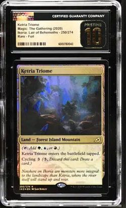 KETRIA TRIOME Ikoria Lair of Behemoths Foil CGC Pristine 10 MTG [Nostalgium] - Image 1