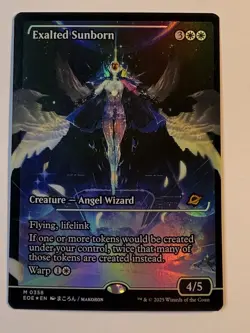 Exalted Sunborn Showcase Foil - EOE 0358 - NM - MTG Magic - Image 1