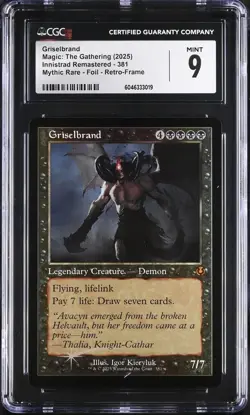 GRISELBRAND Innistrad Remastered Retro Frame Foil Mythic CGC 9 MTG EDH [NOS] - Image 1
